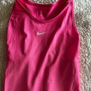 Womens pink Nike sport dri-fit workout tank
